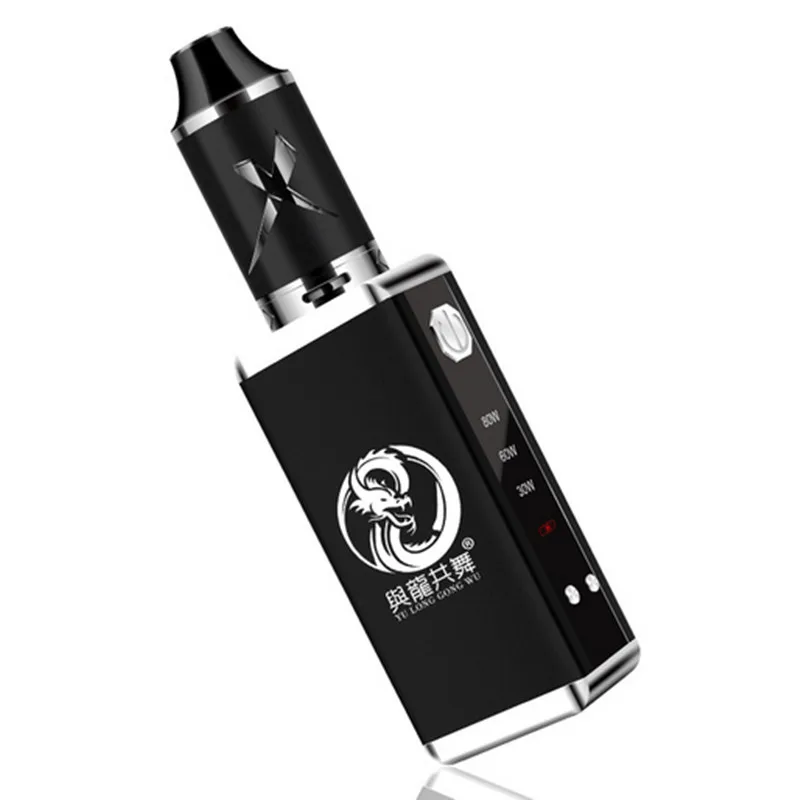 80 Вт vape kit встроенный аккумулятор 2200 мАч с 3 5 мл бак электронная сигарета