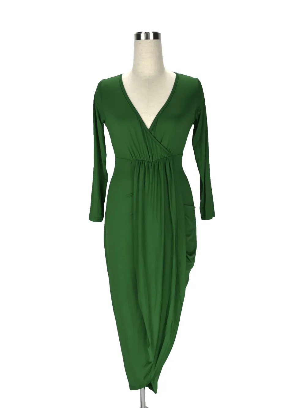 

european women dresses elastic dresses V-neck clothing dresses women summer clothing knitted dresses 5448