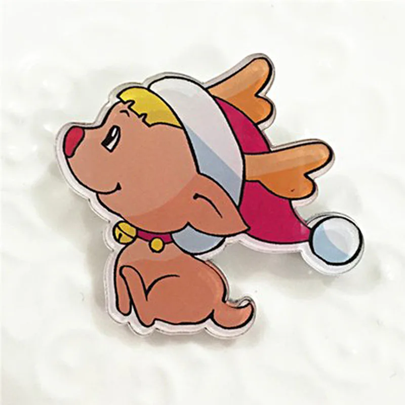 1 предмет Kawaii мультфильм акриловый значок для Костюмы и Украшение рюкзака роже