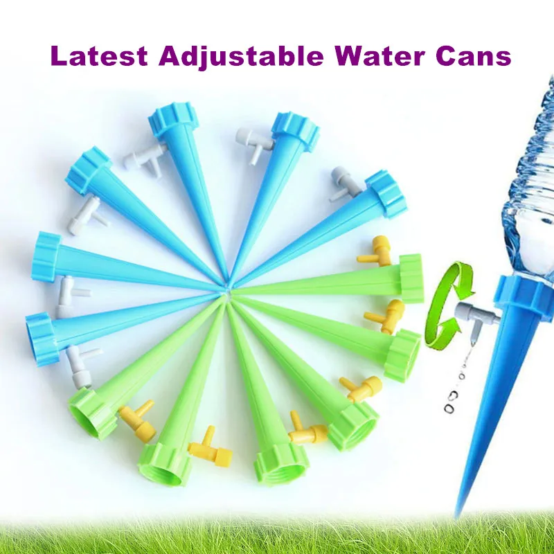 3PCS Plant Water Seepage Organ Automatic Drop Dawdler Valve Adjust Flower Self Watering Spikes Stakes Irrigation System BZQ-04 | Дом и сад