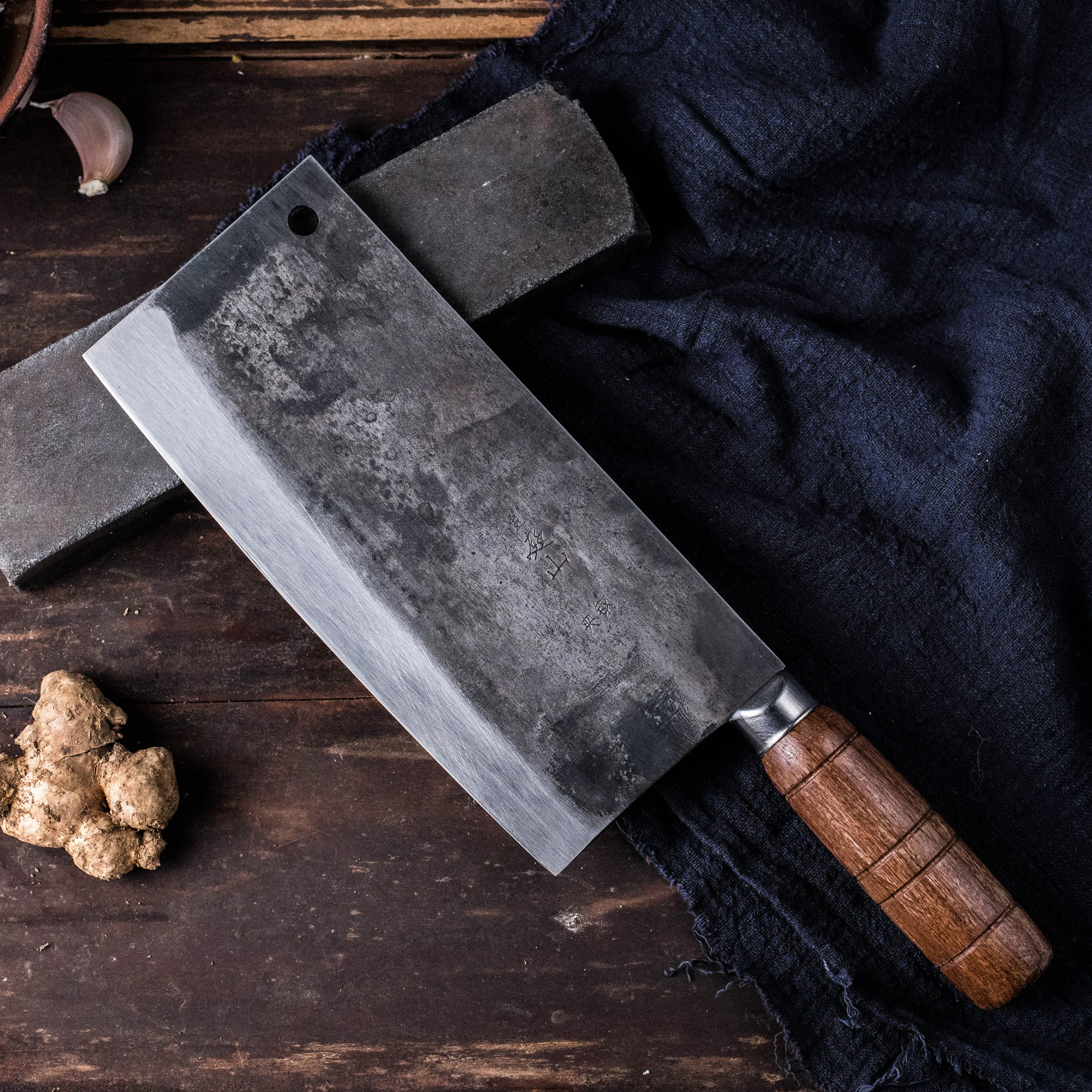 Традиционный ручной работы китайский стиль кухонный нож для резки мясной овощной нож кухонные ножи шеф-повара специальный нож бытовой Отбойник слайсер