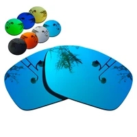 100 precisely cut polarized replacement lenses for fuel cell sunglasses blue mirrored coating color choices