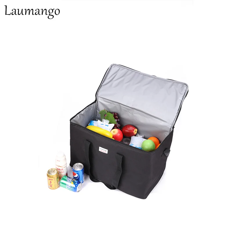 Laumango очень большая емкость сумки-холодильники термоизолированные Bento Box воды еда фруктов хранения сумка для пикника кулер bolsa termica
