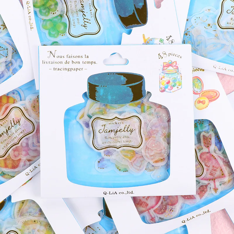 48 шт./лот Мультяшные Канцелярские Стикеры бумажные наклейки сумка сделай сам