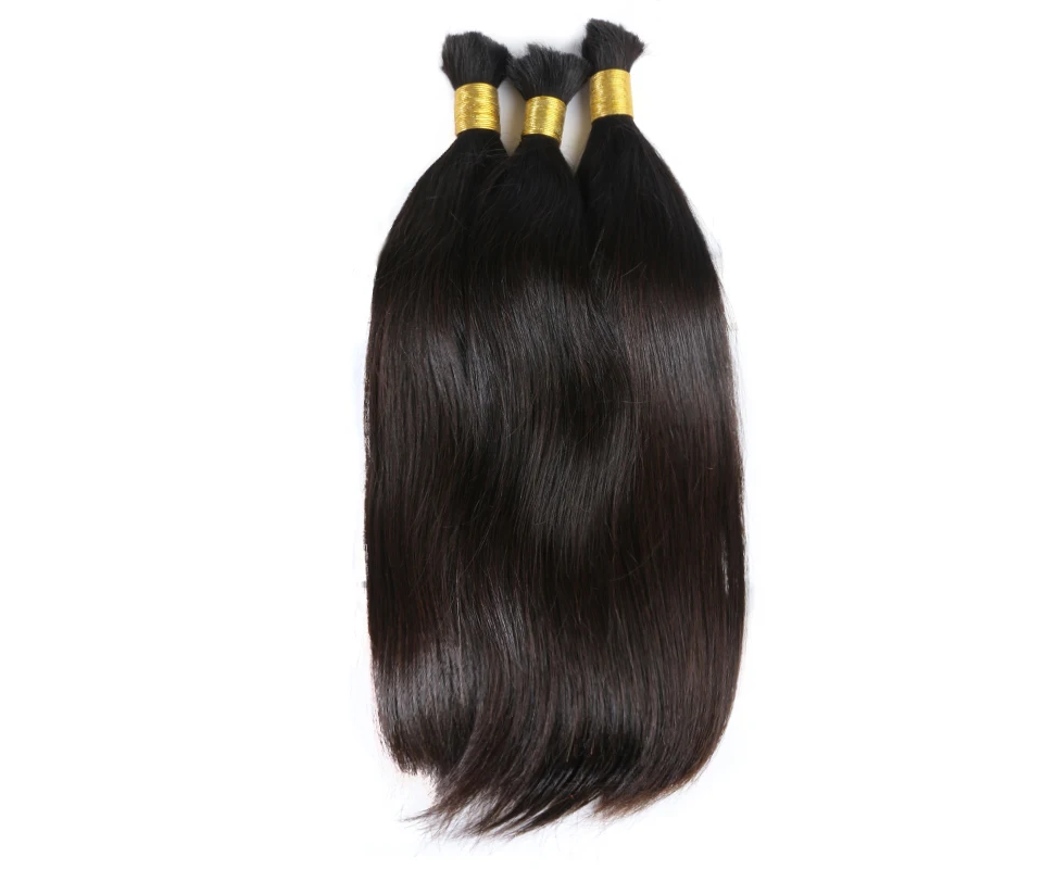 Али искусственные волосы Queen Hair 3 шт., натуральные бразильские волосы, Прямые локоны для наращивания натуральные черные или#613 пучки волос