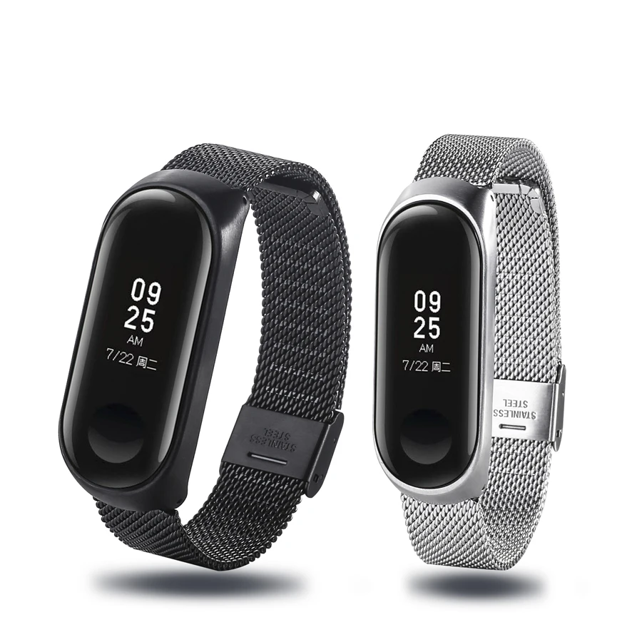 Металлический браслет из нержавеющей стали для Mi Band 3 Безвинтовой Xiaomi 3|Ремешки