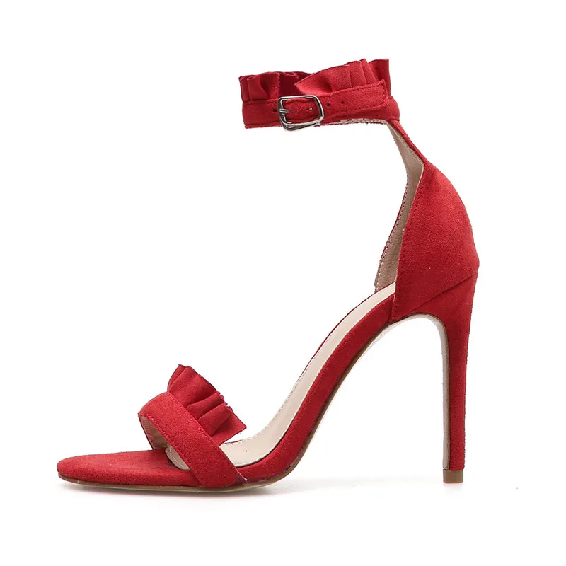 2019 г. Новые женские летние босоножки на высоком каблуке 10 см пикантные туфли