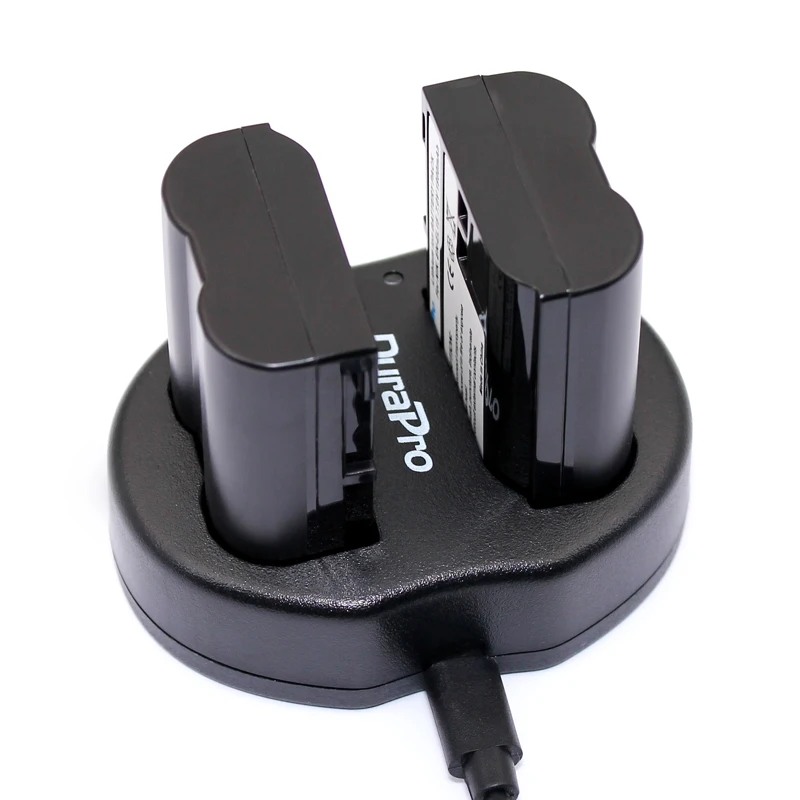 3 шт. батарея для камеры DuraPro EN EL15 ENEL15 + USB двойное зарядное устройство адаптер