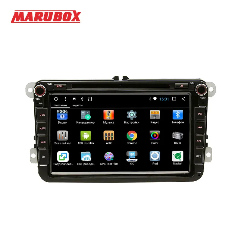 MARUBOX 2Din Android 8 для Volkswagen Passat B6 POLO GOLF 5 Skoda Octavia навигация GPS DVD стерео радио