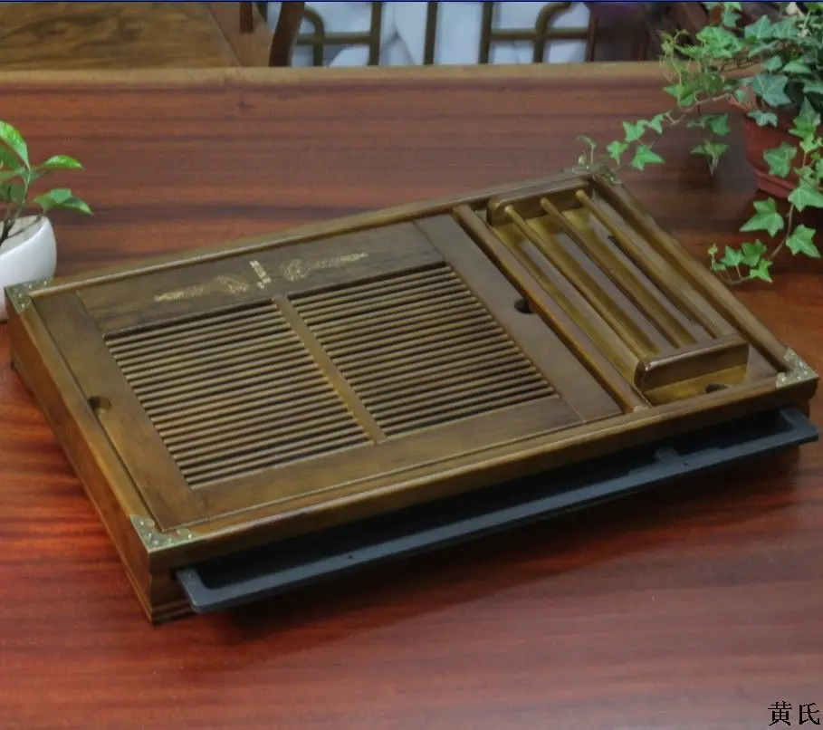 

Оптовая продажа, поднос для чая из массива дерева с подстаканником 54*34*7, большой поднос для чая из массива дерева