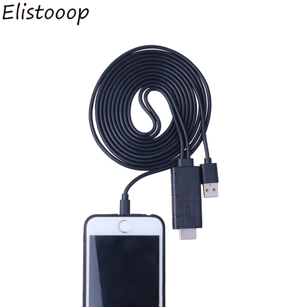 Elistooop 1 8 м контактный HDMI кабель USB адаптер преобразователь для HDTV TV Digital AV Apple iPhone