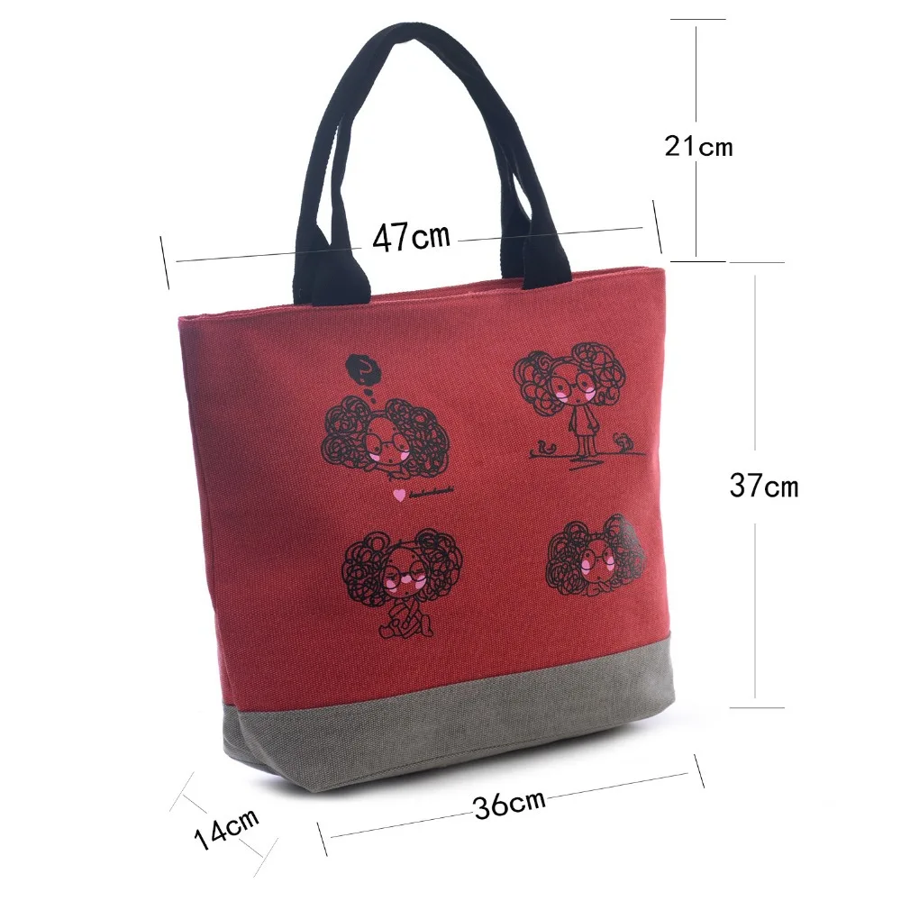 Casual Shopper Handbags On Sale New Year Christmas Gift Blue Red Oxford Bag Shoulder Bags for WomenGirls |