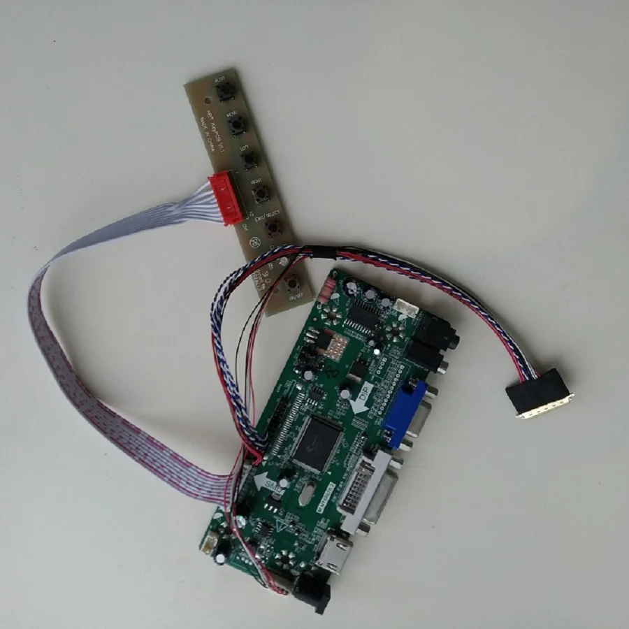 

M.NT68676 HDMI DVI VGA LED набор для платы ЖК-контроллер DIY для LP156WH4(TL)(Q1)/(TL)(Q2) 1366X768 экран панели