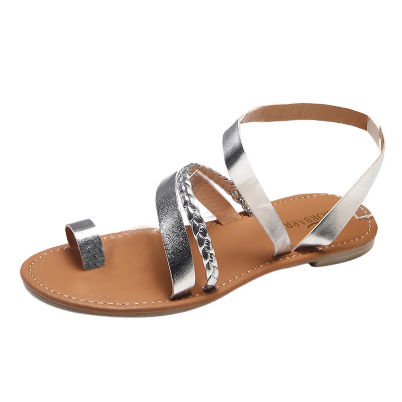 SAGACE/женские летние сандалии гладиаторы с ремешками на низком каблуке Вьетнамки