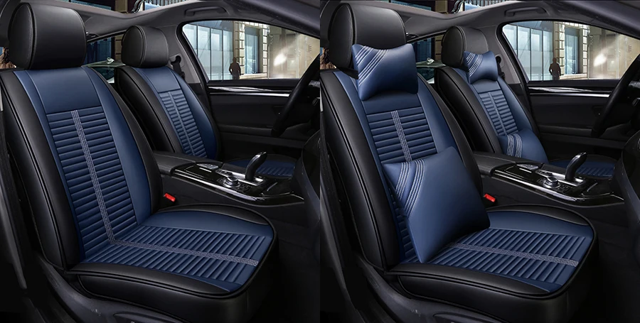 Новые кожаные универсальный авто чехлы на сиденья для volvo 850 c30 s40 s60 s80 s80l v40 v50 v60 v70 xc60 xc70 xc90 2006 2005 2004 2003