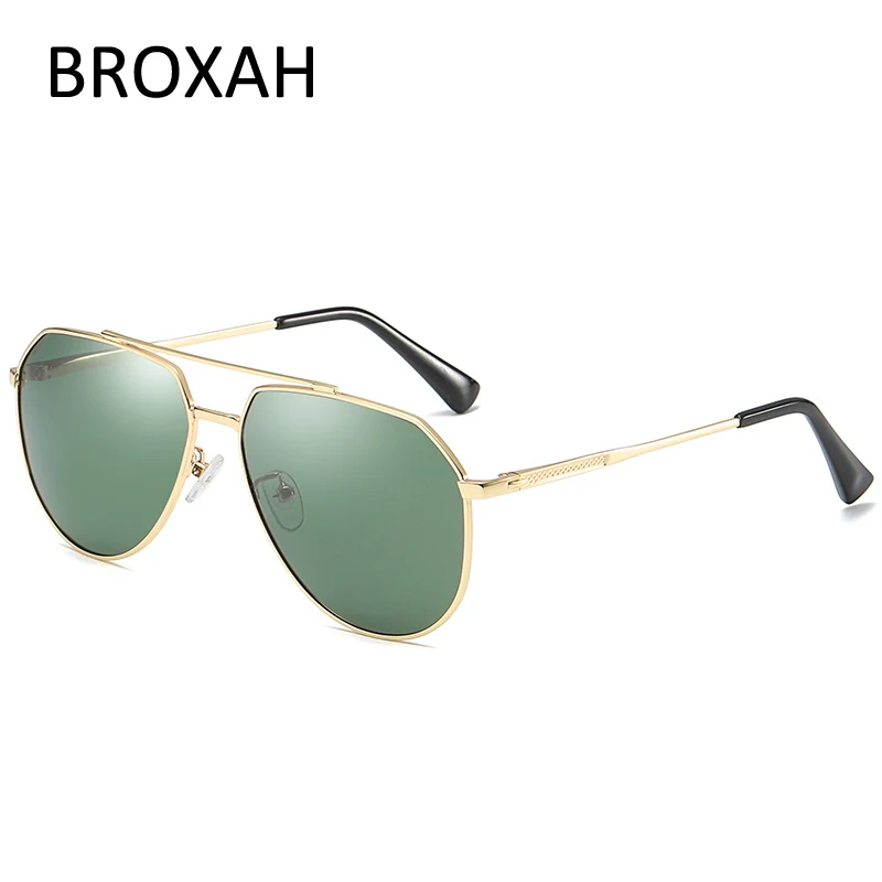 Винтаж Для мужчин s Металлические поляризованные солнцезащитные очки 2019