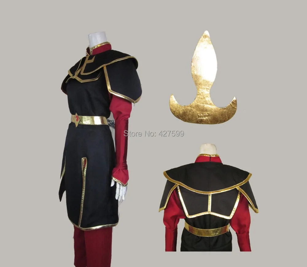 Аватар: Последний Airbender Azula карнавальный костюм костюмы на Хэллоуин с бесплатной