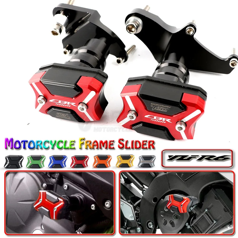 X Design Frame Sliders Anti Crash Pad Engine Cover Protector Falling Protection Fairing Guard For Honda CBR500R CBR500 R 14-2016 |