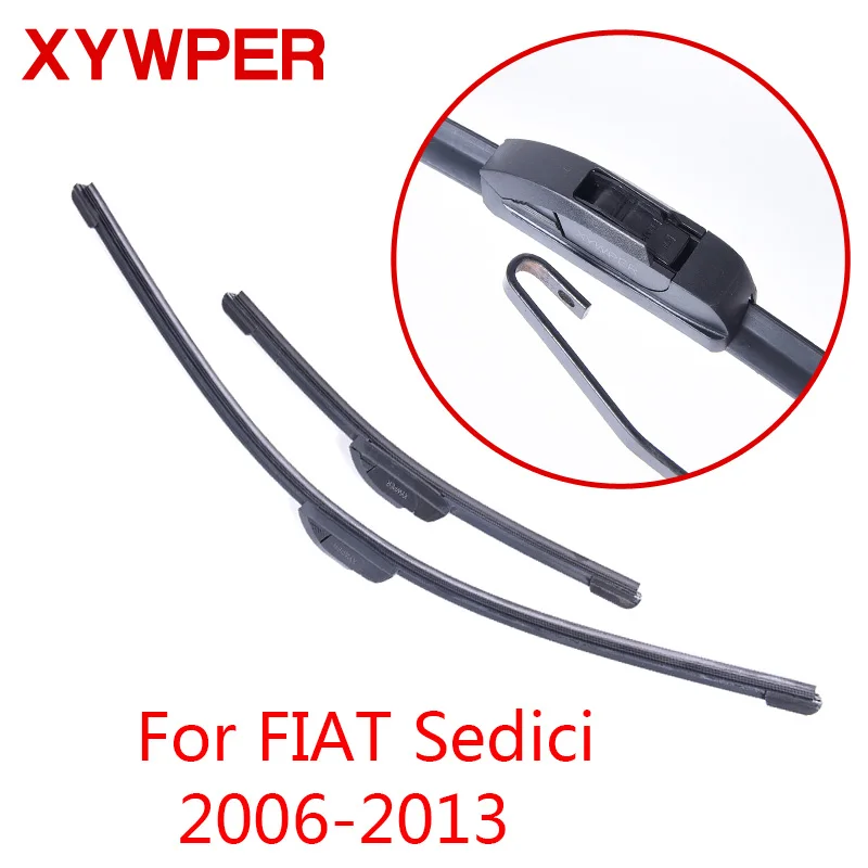

XYWPER Wiper Blades for Fiat Sedici 2006 2007 2008 2009 2010 2011 2012 2013 Car Accessories Soft Rubber Windshield Wipers