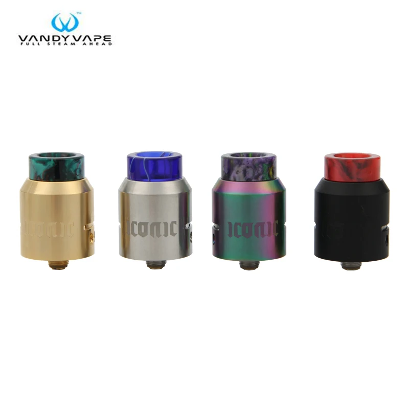 Оригинальный Vandy Vape Iconic RDA электронная сигарета атомайзер боковое дно воздушный