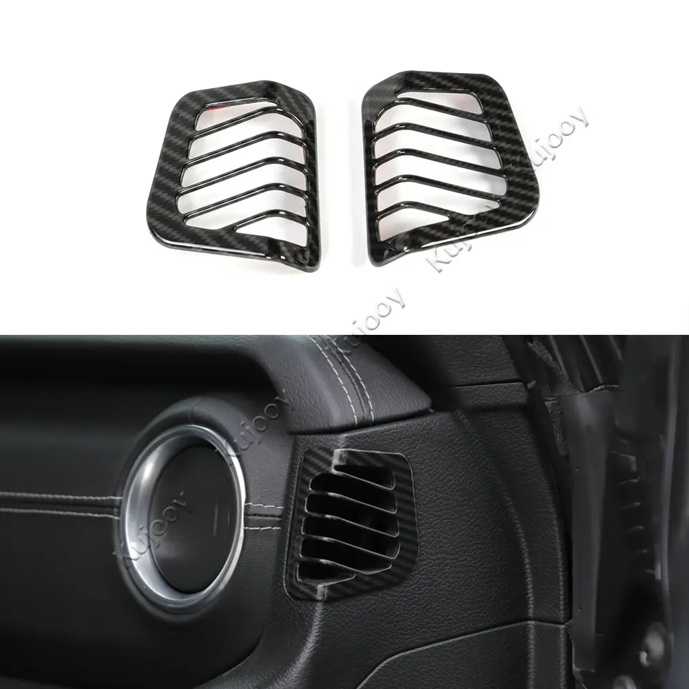 Car Dashboard Side Air Conditioning Vent Outlet Decoration Cover Sticker Frame for Jeep JL Wrangler 2018 Up Styling | Автомобили и