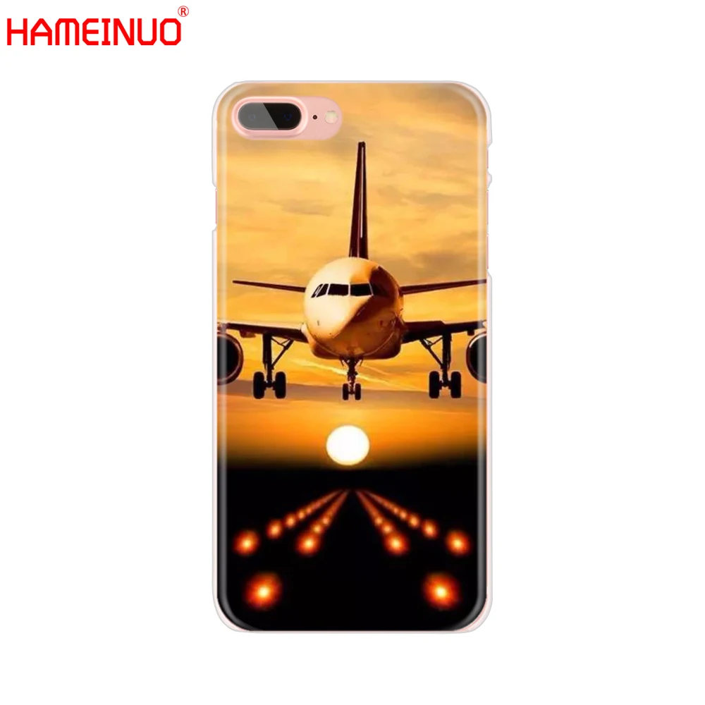 Чехол для мобильного телефона HAMEINUO Airplane fly travel cloud Sky iphone X 8 7 6 4 4S 5 5S SE 5c 6s plus|Бамперы|