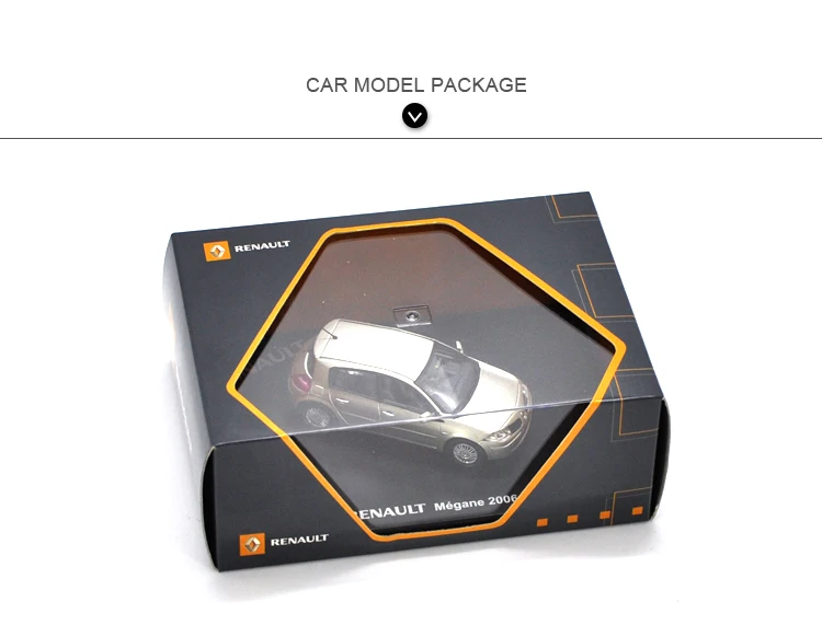 Металлическая Модель автомобиля с высокой тщательностью 1:43 Megane 2006 Женский
