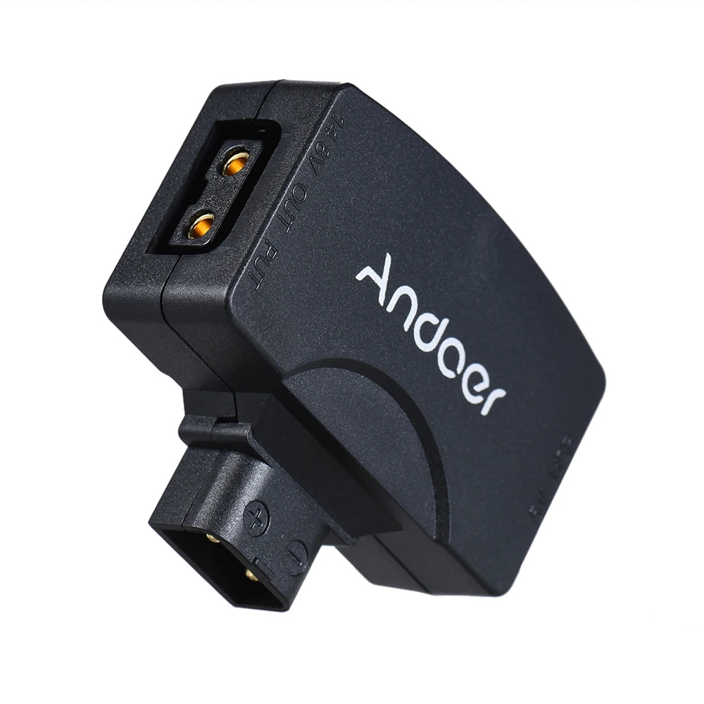Разъем адаптера Andoer D Tap 5 в USB для V Mount видеокамеры аккумулятор BMCC iPhone X 8 7/6/6plus Samsung