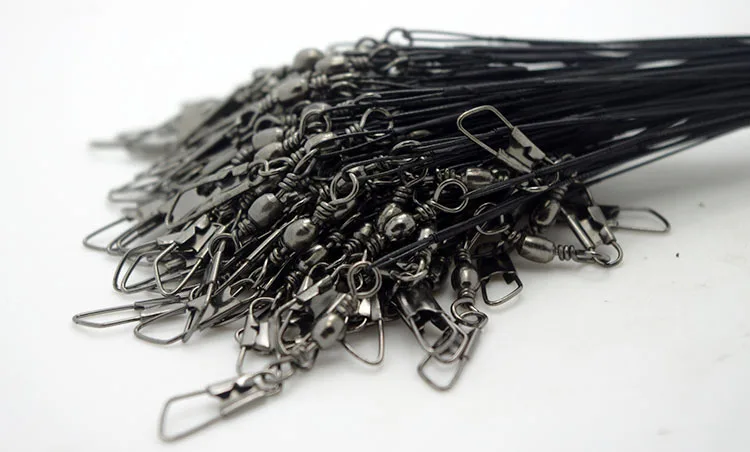 14 кг тяговое Нержавеющая сталь Рыбная ловля ведущий провод быстрой смены