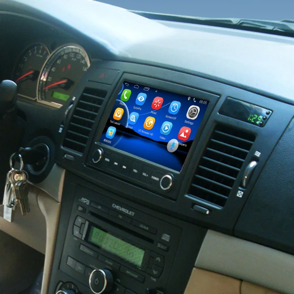 Обновленный Android 7,1 автомобильный мультимедийный плеер Автомобильный gps навигатор костюм для Chevrolet Epica 2006-2010 Поддержка WiFi Bluetooth