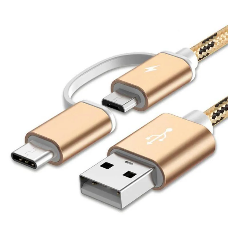 Два в одном кабель для передачи данных Android преобразован Usb зарядное устройство