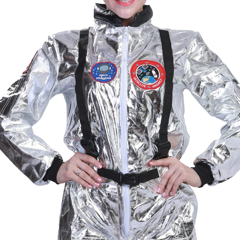 Мужской костюм космонавта Alien Spaceman карнавальный для взрослых женщин детей