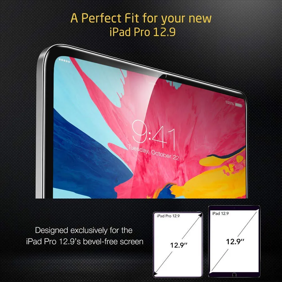 10H Premium Tempered Glass For Apple iPad Pro 11 for inch Transparent Tablet Screen Protector Front Film 2018 New | Компьютеры и офис