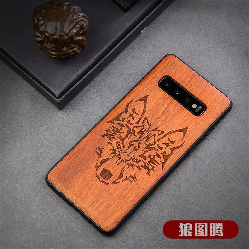 Новинка, чехол для samsung Galaxy S10, тонкая деревянная задняя крышка, TPU бампер, чехол для samsung S10, samsung s10 plus, чехол для телефона s