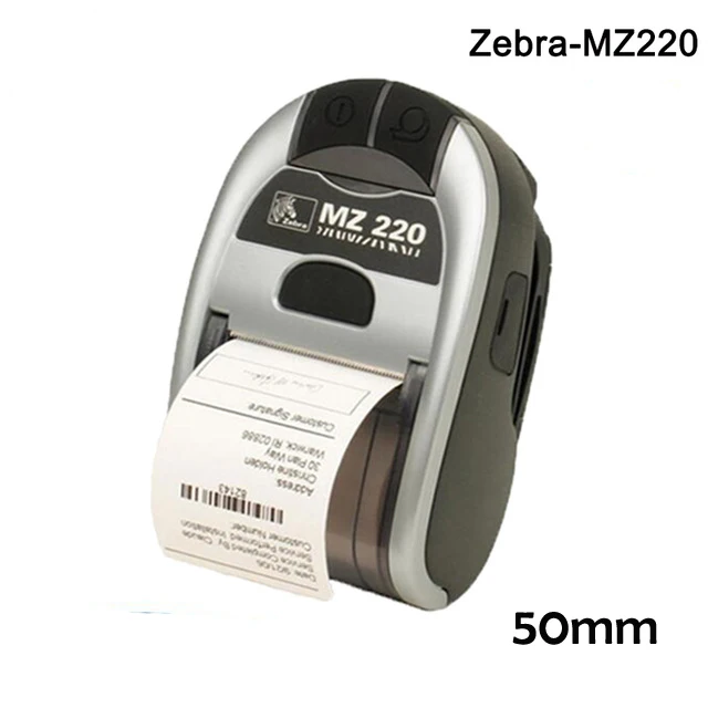 Zebra MZ220 50 мм Bluetooth тепловой мобильный принтер этикеток мини беспроводной вынос билетов для Android, iOS портативный принтер