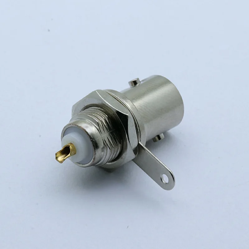 100 шт./лот гнездо BNC Женский Гайка припойный RF разъем адаптера провода conector