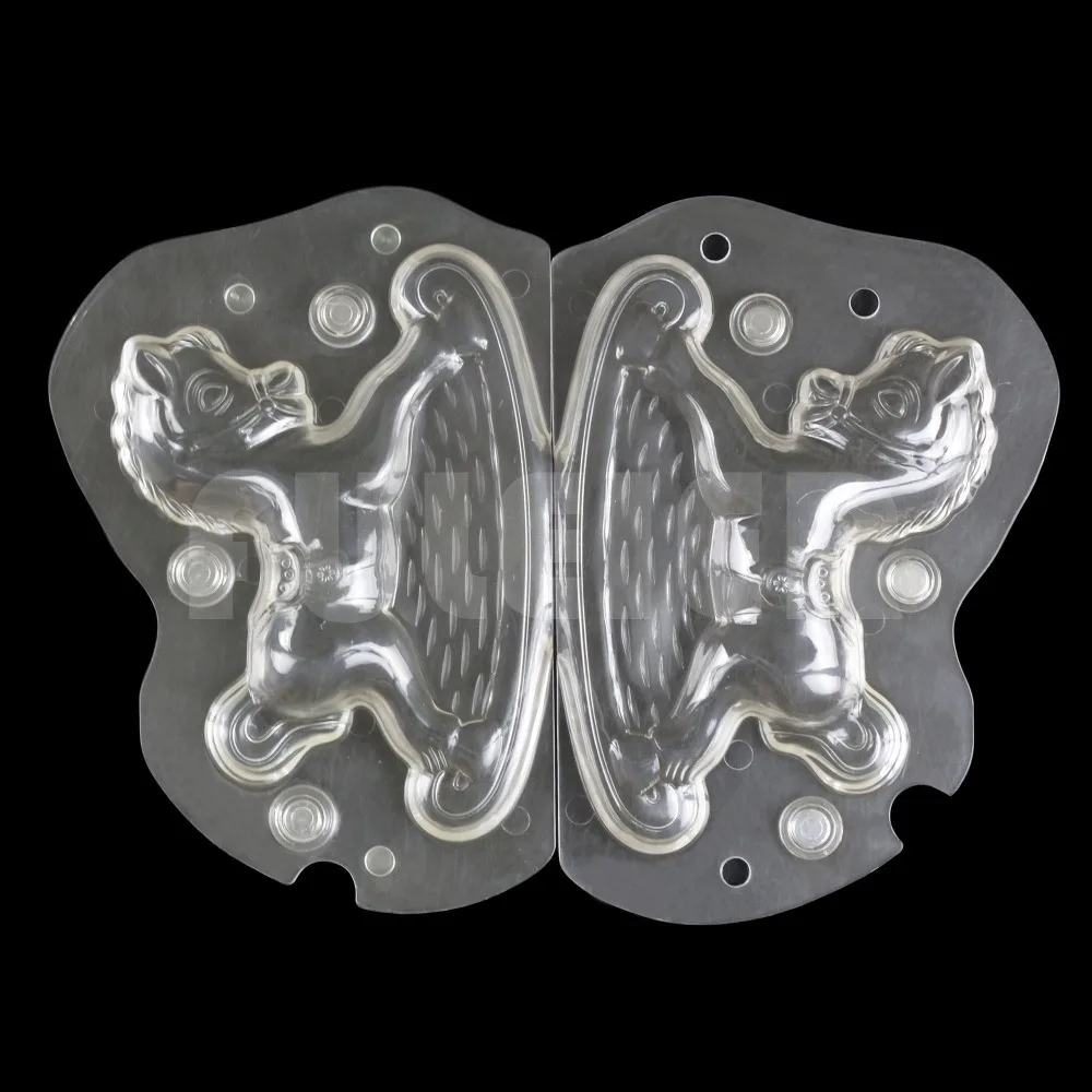 Формочка для шоколада из поликарбоната в форме троянок 3D мультяшный рисунок