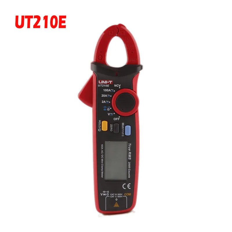True RMS UNI-T UT210A/B/C/D/E мини мультиметр Цифровой мультиметр dc voltimetro amperimertro UNI T UT 210E dc зажим мультиметр - Цвет: UT210E
