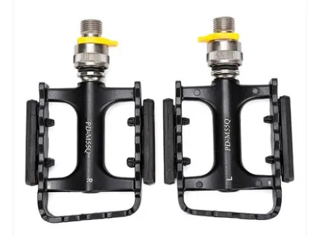 QR-PEDAL Brompton складной велосипед быстросъемная педаль алюминиевый сплав подшипник складной велосипед MTB педали безопасности светоотражающие педали - Цвет: QR-PEDAL