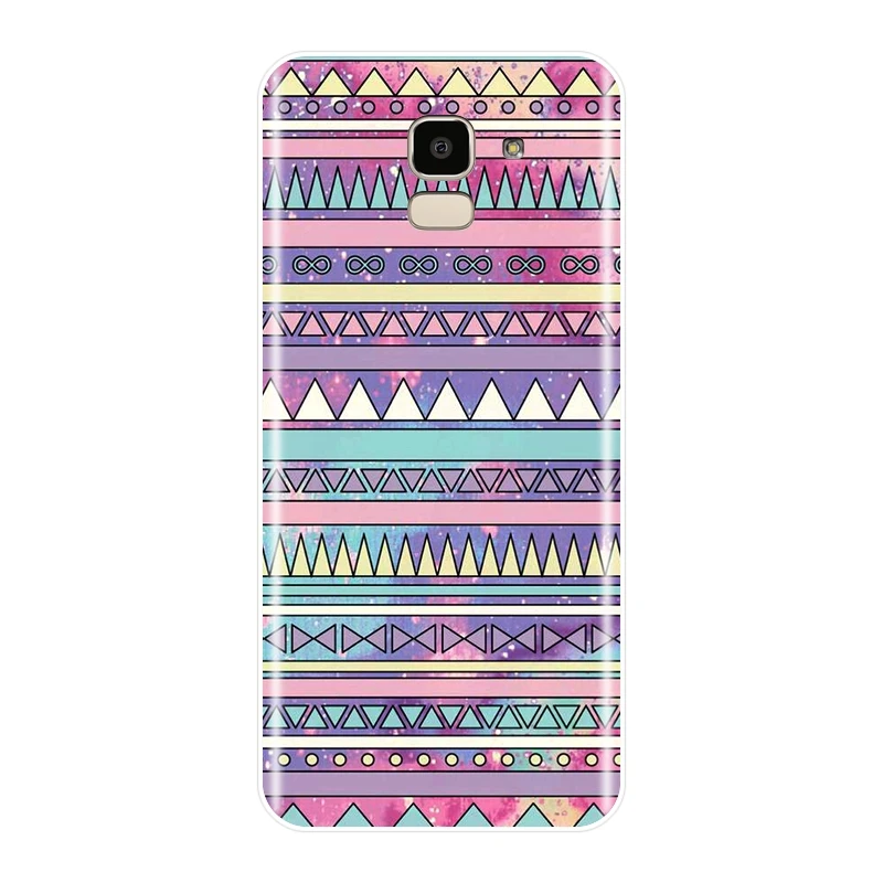 Силиконовый чехол для телефона Samsung Galaxy J3 J5 J7 2015 2016 2017 этническая задняя крышка J4 J6