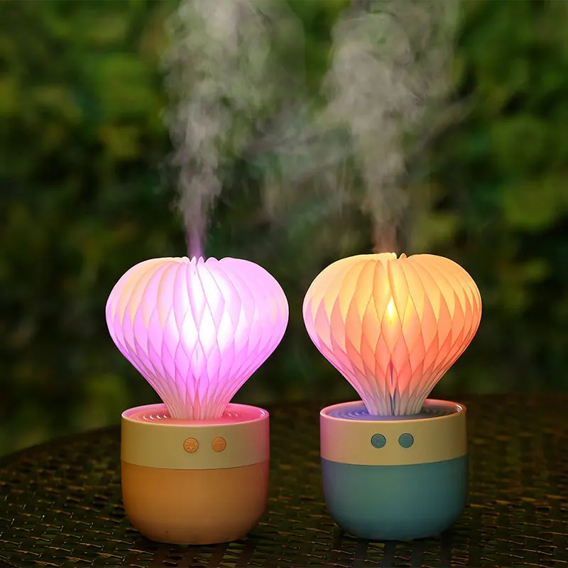 Кактус увлажнитель воздуха ультразвуковой Humidificador с ночной свет ароматерапия