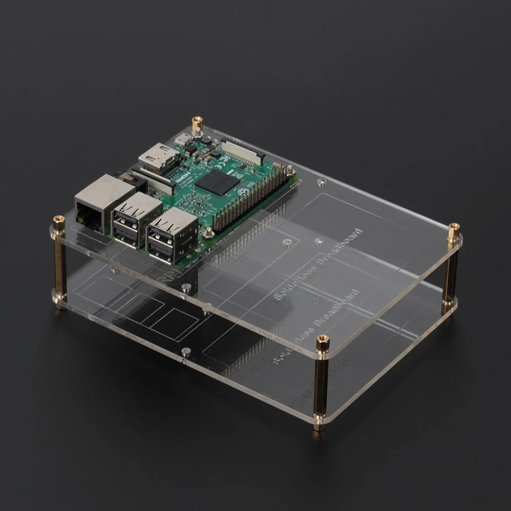 2 слоя Raspberry Pi акриловая Монтажная пластина чехол DIY Прототип Макет эксперимент Expasion доска для Raspberry Pi 3/2/B