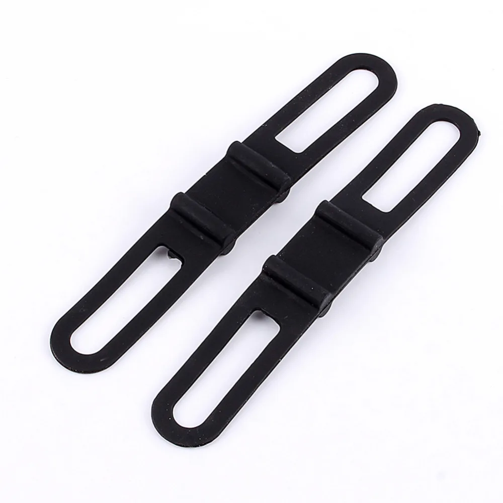 1 пара передняя фара для велосипеда светильник держатель Руль ремень силиконовые