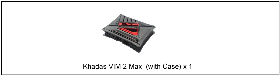 Khadas VIM2 Max Cortex A53 3 ГБ DDR4 eMMC 64 ГБ с открытым исходным кодом поддержка Linux Ubuntu mate одноплатный компьютер Abdroid tv Box+ чехол