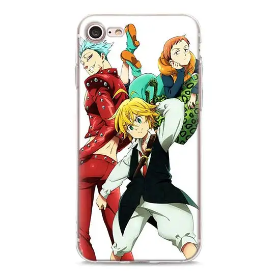 05 Прозрачный чехол Nanatsu no Taizai Seven Deadly Sin для Apple iPhone 11 Pro Max 7 8 Plus 6 6s Plus 5 5S X XR XS TPU мягкий чехол s Coque - Цвет: 05
