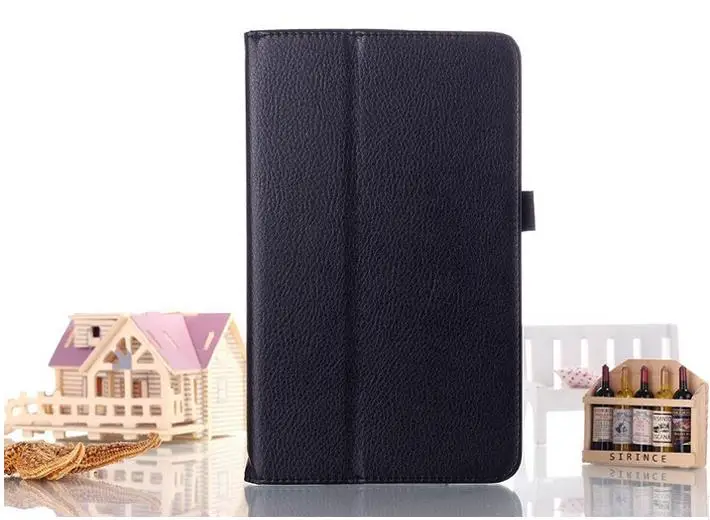 BLACK Мягкий кожаный чехол для планшета для samsung Galaxy Tab 4 7,0 T230 T231 T235 SM-T231 7" - Цвет: BLACK