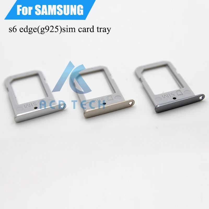 Держатель лотка для sim карт OEM слот Samsung Galaxy S6 edge G925 Запасная часть|tray holders|sim card traysim