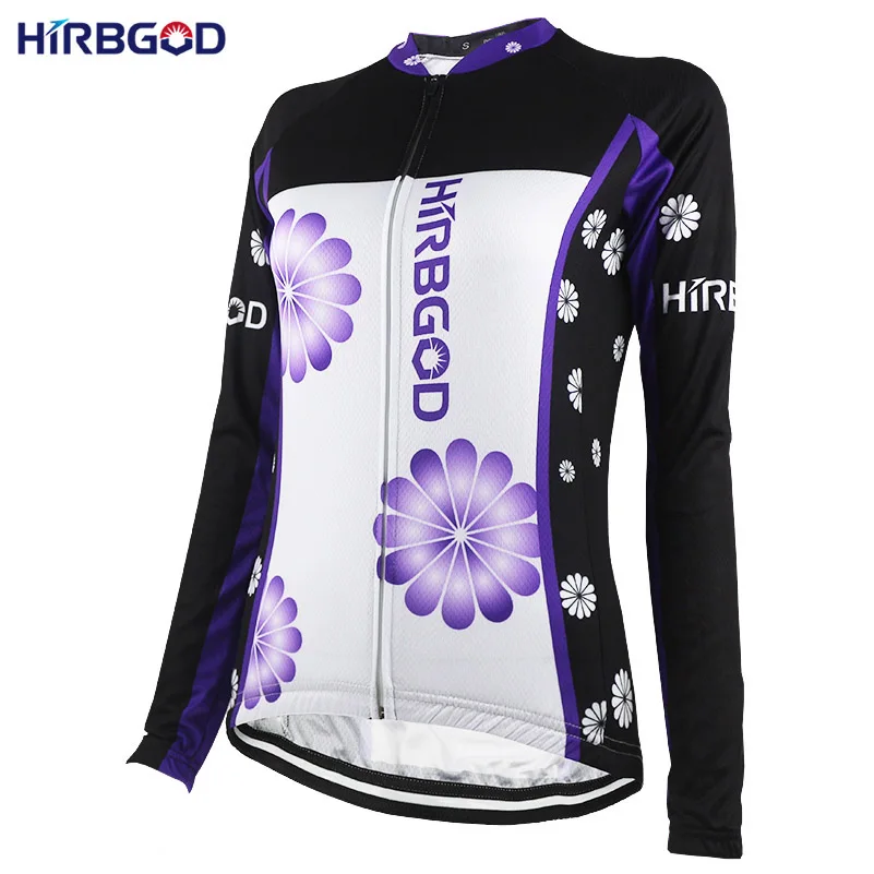 HIRBGOD стильная Лучшая Женская велосипедная одежда с длинным рукавом весенняя