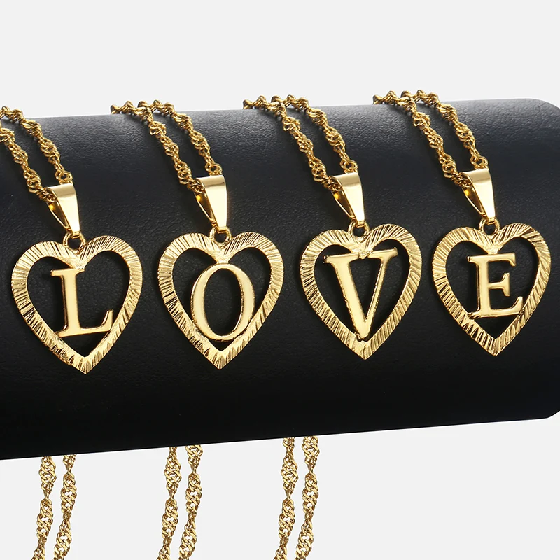 Подвеска для женщин и девушек оригинальная буква A-Z золотой алфавит оптовая