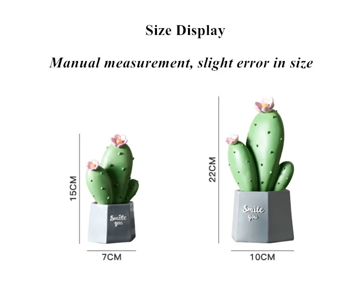 Фон для спальни имитация смолы кактус украшения INS смола феи украшение сада дома